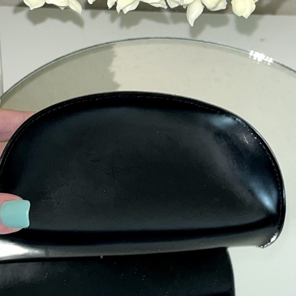 Fendi Sunglasses Case, Black, Has Velvet Fendi design inside. - Picture 11 of 13